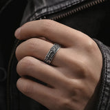 Bague Motif Dragon argent 925