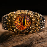 Bague Oeil de Dragon argent 925
