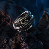 bijou dragon fantasy en argent 925