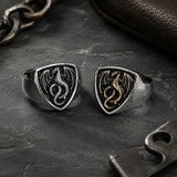 bijou dragon homme blason médiéval