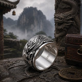 bijou fantasy homme bague rotative