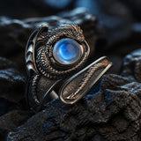 bijou symbolique dragon et pierre de lune