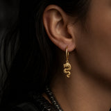 boucles d'oreilles mystique dragon suspendu