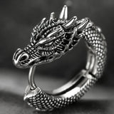 Boucles d'oreilles dragon homme créoles