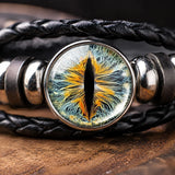 bracelet dragon cabochon oeil mystique