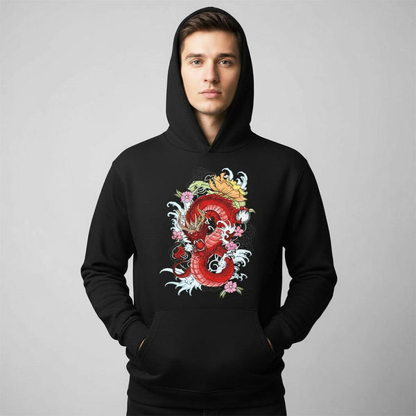 Sweat Imprimé Dragon