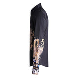 Chemise Dragon Noir