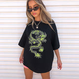 T-Shirt Dragon Femme