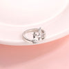 Bague Argent Femme Ajustable