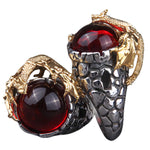 Bague dragon chateau