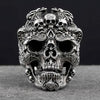 Bague dragon crâne