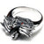 Bague dragon duo