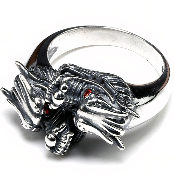 Bague dragon duo