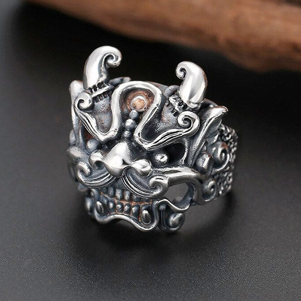 Bague dragon ethnique