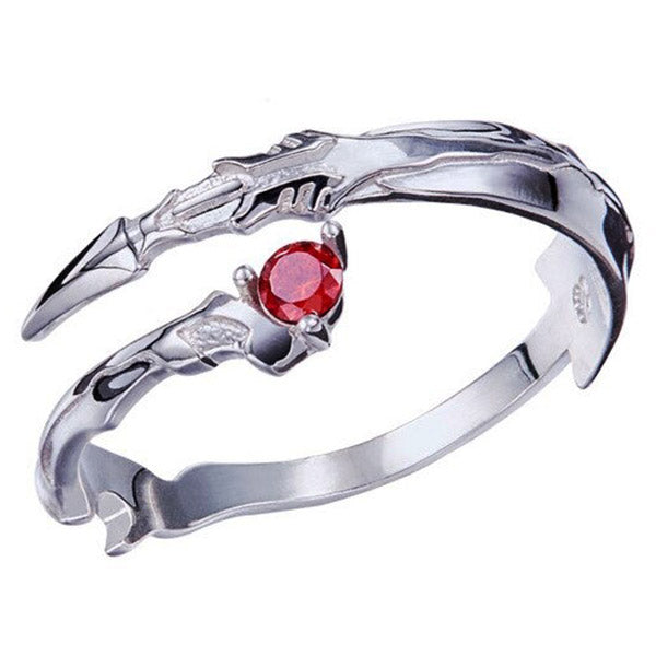 Bague Dragon Lame Rouge