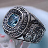 Bague dragon pierre précieuse