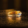 Bague Dragon Égyptienne Dorée (Argent)