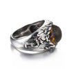 Bague Dragon Oculaire (Acier)