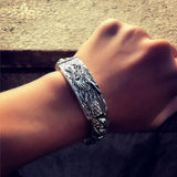 Bracelet Dragon En Argent