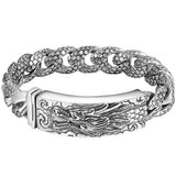 Bracelet Dragon En Argent