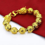 Bracelet Dragon Or Homme