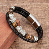 Bracelet dragon pixiu porte-bonheur