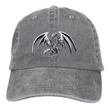 Casquette Dragon Blanc Aux Yeux Bleus