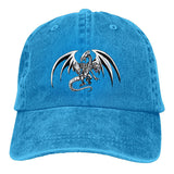 Casquette Dragon Blanc Aux Yeux Bleus