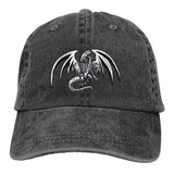 Casquette Dragon Blanc Aux Yeux Bleus