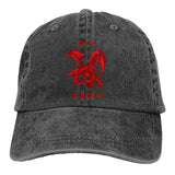 Casquette Dragon Noir Aux Yeux Rouges