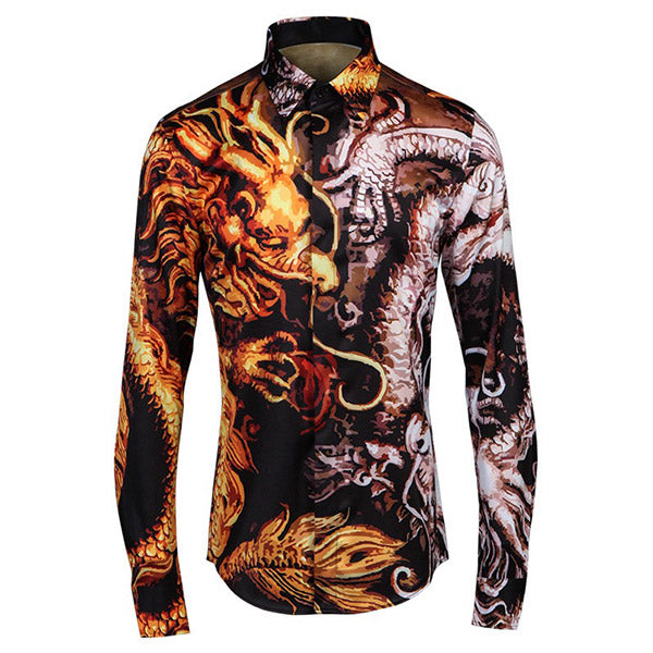 Chemise dragon du online marché