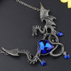 Collier coeur cristal