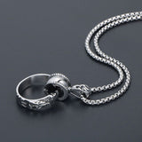 Collier Dragon Anneau