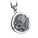 Collier Dragon Chinois Argent
