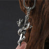 Collier Dragon Épée Argent