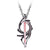 Collier Dragon Épée Rouge