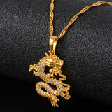 Collier dragon or