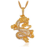 Collier dragon or