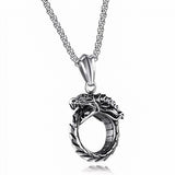 Collier Dragon Ouroboros