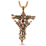 Collier Épée Tête De Dragon