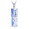 Collier Rectangle Argent