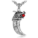 Collier tête de dragon