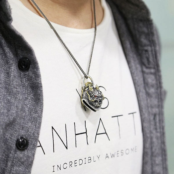 Collier Dragon Thai (Argent)