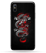 Coque Dragon Japonais Rouge