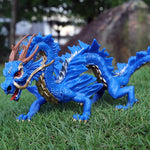 Figurine Dragon Chinois Bleu