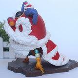 Figurine dragon luffy