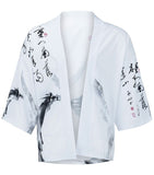 Kimono blanc homme