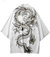 Kimono Dragon Japonais Noir