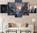 peinture de dragon
