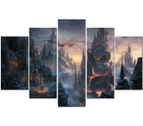 peinture de dragon